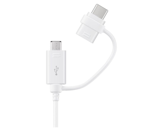 SAMSUNG Micro USB / USB-C  Bialy - 349075 - zdjęcie